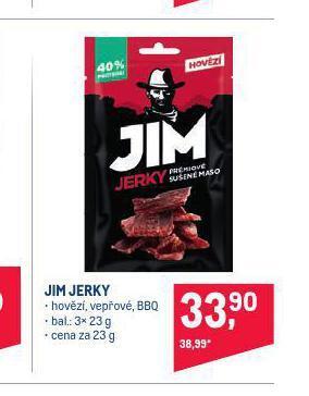 Makro Jim jerky nabídka