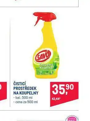 Makro Savo čistící prostředek na koupelny nabídka