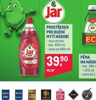 Makro Jar prostředek na nádobí nabídka
