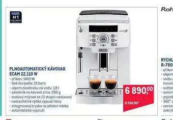 Makro Plnoautomatický kávovar delonghi nabídka