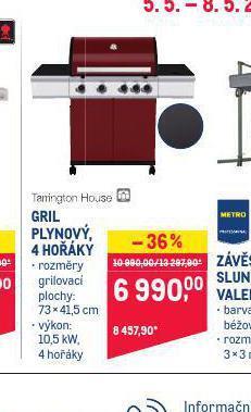 Makro Gril plynový 4 hořáky nabídka