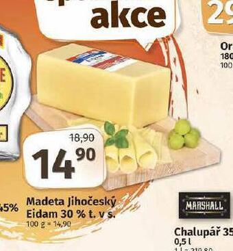 Coop Madeta jihočeský eidam 30% nabídka