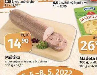 Coop Paštika s pečeným masem nabídka