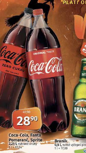 Coop Coca cola, fanta, sprite nabídka