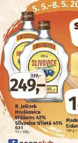 Coop R. jelínek slivovice tříletá 45% nabídka