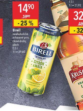Globus Pivo birell nealko nabídka