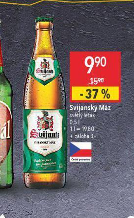 Globus Pivo svijanský máz nabídka