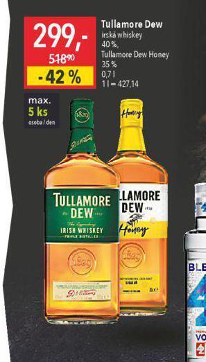 Globus Tullamore dew 40% nabídka
