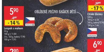 Globus Loupák s mákem nabídka