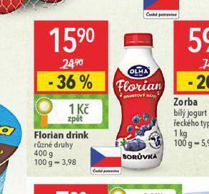 Globus Florian drink nabídka