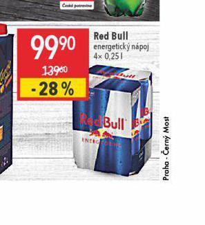 Globus Red bull energetický nápoj nabídka