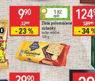 Globus Zlaté polomáčené sušenky nabídka