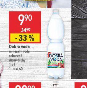 Globus Dobrá voda ochucená nabídka
