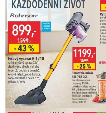 Globus Tyčový vysavač rohnson nabídka