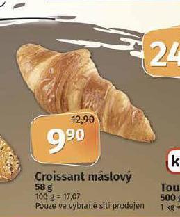 Coop Croissant máslový nabídka