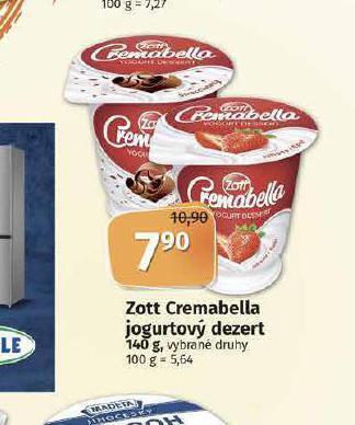 Coop Zott cremabella nabídka
