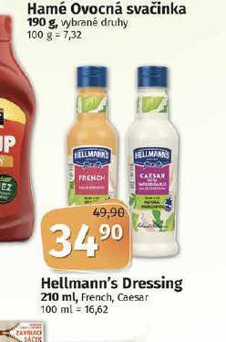 Coop Hellmann´s dressing nabídka