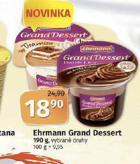 Coop Ehrmann grand dessert nabídka