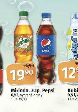 Coop Mirinda, 7up, pepsi nabídka