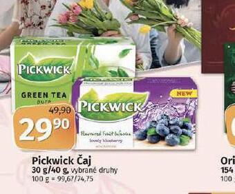 Coop Pickwick čaj nabídka
