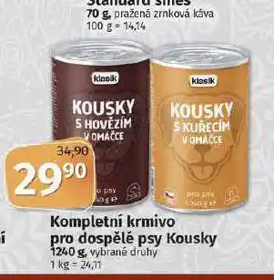 Kompletní krmivo pro dospělé psy kousky