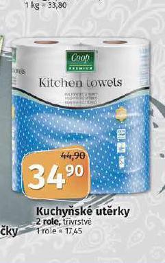 Coop Kuchyňské utěrky nabídka