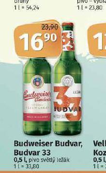 Coop Pivo budweiser budvar original nabídka