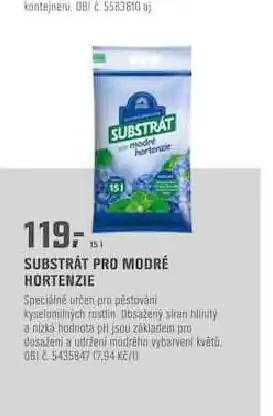OBI Substrát pro modré hortenzie nabídka