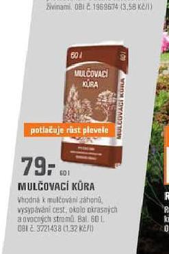 OBI Mulčovací kůra nabídka