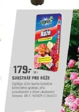 Substrát pro růže