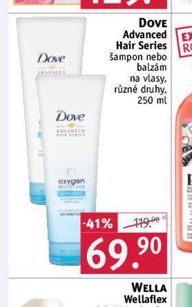 Rossmann Dove advenced hair series šampon, balzám nabídka