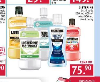 Rossmann Listerine ústní voda nabídka