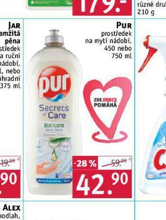 Rossmann Pur prostředek na mytí nádobí nabídka