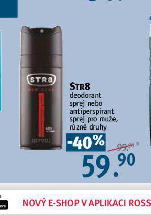 Rossmann Str8 deodorant nabídka