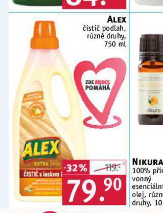 Rossmann Alex čistič podlah nabídka
