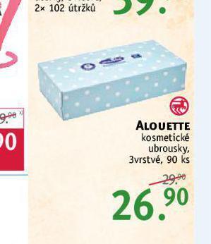 Rossmann Alouette kosmetické ubrousky nabídka