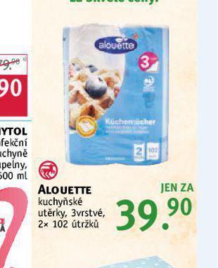 Rossmann Alouette kuchyňské utěrky nabídka