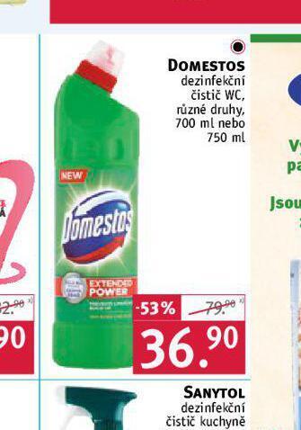 Rossmann Domestos dezinfekční čistič wc nabídka