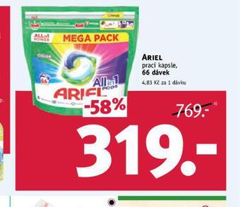 Rossmann Ariel prací kapsle nabídka