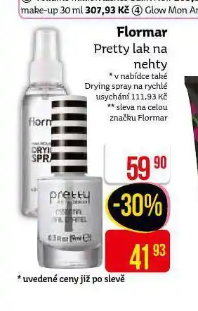 Teta Flormar pretty lak na nehty nabídka
