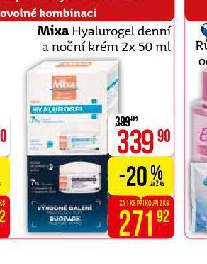 Teta Mixa hyalurogel krém nabídka