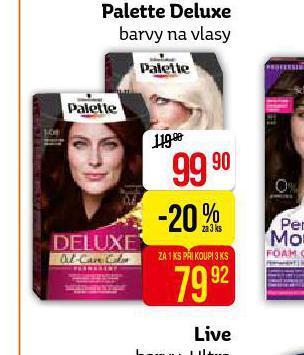 Teta Palette deluxe barva na vlasy nabídka