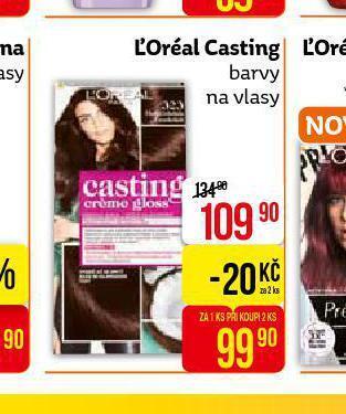 Teta Loreal casting barva na vlasy nabídka