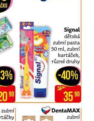 Teta Signal dětský zubní kartáček nabídka
