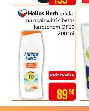 Teta Helios herb mléko na opalování nabídka