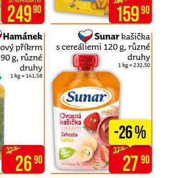 Teta Sunar kašička s cereáliemi nabídka