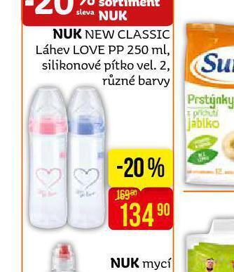 Teta Nuk láhev nabídka