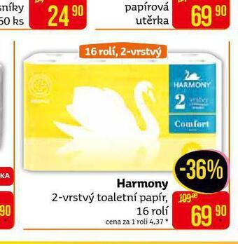 Teta Harmony toaletní papír nabídka