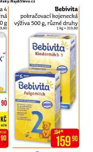 Bebivita pokračovací kojenecká výživa