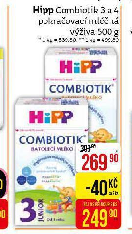 Teta Hipp combiotik 3,4 nabídka